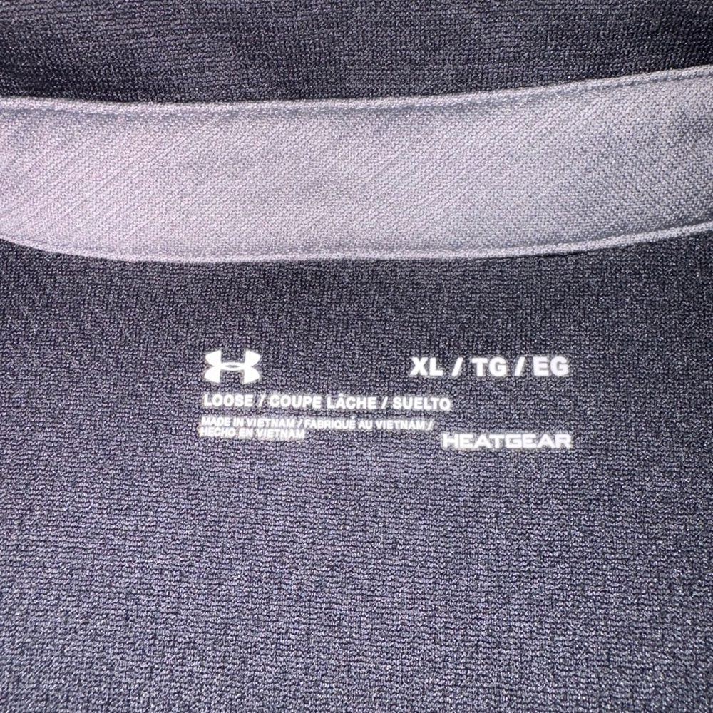 Under Armour Men’s Size XL Black Heatgear Loose Fit Casual Collared Shirt - Picture 4 of 5